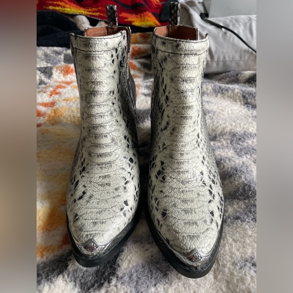 Jeffrey Campbell Snakeskin Boot - Picture 3 of 10